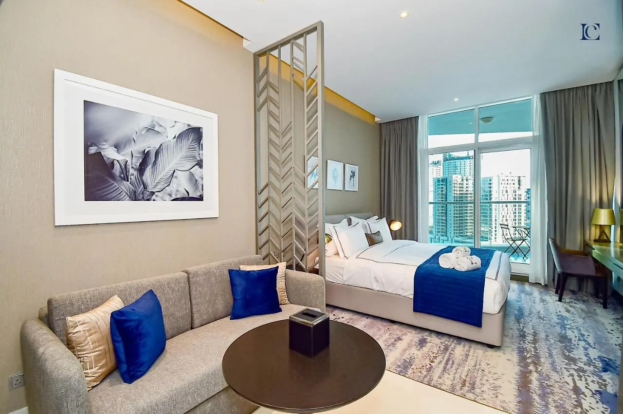 Apartment Luxury Escapes - Damac Maison Prive - Canal View Studio Apts - Near Dubai Mall