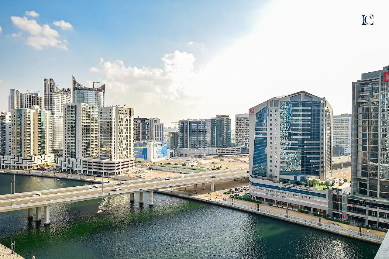 Luxury Escapes - Damac Maison Prive - Canal View Studio Apts - Near Dubai Mall